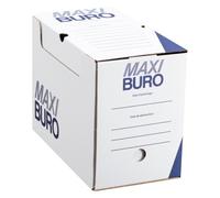 Boîte à archives blanches - dos 18 cm - Maxiburo