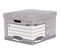 Boîte à archives Heavy-Duty R-Kive grande Bankers Box System 380x287x430mm grise