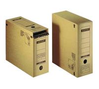 Leitz Boîte d'archivage 6086-00-00 – 120×270×325 mm – carton ondulé marron incolore