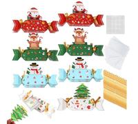 Boîte À Argent À Tirer 8 Pièces Créatives Et Drôles Coffret De Noël | Avec 40 Sachets Transparents, 8 Cartes Et Pour Adultes Maison Bureau