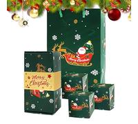 Boîte à argent de Noël - Bouncing Cash -Gift Portez les, adultes avec conception pliante amusante, vacances pour la fête d'école d'anniversaire Festival célébration, papier