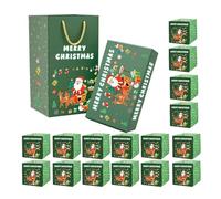 Boîte à Argent de Noël,Contenant Rebondissant pour Argent - Étui Pliant Festif pour Voyages Soirées Jeux Anniversaires Mariages Adultes pendant la Saison des Fêtes de Noël