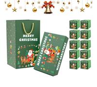 Boîte à Argent de Noël - Conteneur à Billets Rebondissants - Boîte Pliante pour Voyages Soirées Anniversaires Fêtes Adultes Jeux et Cadeaux