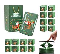Boîte à Argent de Noël - Conteneur à Billets Rebondissants | Étui Pliable Créatif pour Cadeaux Fêtes Anniversaire Voyage Mariage
