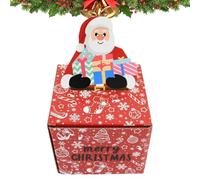 Boîte À Argent De Noël - Distributeur De Confiseries Avec 30 Sachets Transparents,Pochette À Tirer Pour Argent De Noël | Pour Petite-Fille Papa Fêtes Anniversaire Carte Ami Halloween