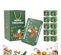 Boîte à Argent de Noël,Étui à Monnaie Amusant | Conteneur Pliable Amusant, Coffret Festif pour les Vacances pour les Célébrations de Noël, les Fêtes d'Anniversaire pour Adultes, les