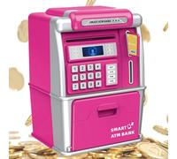 Boîte à Argent numérique | ATM de la Tirelire électronique Pat | Boîtes de Sauvegarde électronique de la Piggy Banc de Sauvetage | Boîte d'argent avec Compteur de pièces numériques | Toys d'apprentis