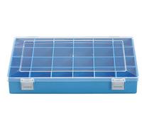 Boîte à assortiment PS CLASSIC, 24 compartiment 225x335x55 mm, bleu