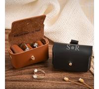 Boîte À Bague en Cuir Personnalisée - Coussin for Demande Mariage avec Un Chien Porteur D'alliances Animal De Compagnie Une Façon Unique Sceller Amour Éternel