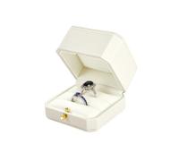 Boîte à Bagues en Velours Coffret à bagues en velours, porte-anneau simple et Double, organisateur de rangement bijoux for anniversaire mariage(H17506)