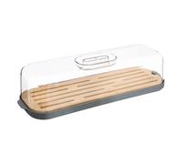 5five - Boîte à baguette Fresh Eat - 39 cm - Transparent - Gris