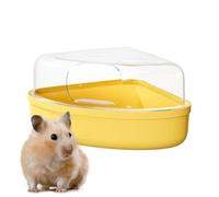 Boîte à bain de sable pour hamsters Boîte amusante transparente en forme de