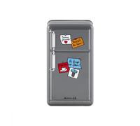 Boite à Bazar Frigo Grise - Derrière la porte