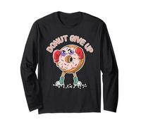 Boîte à beignets amusante Donut Give Up Funny Boxer Heavy Punches Manche Longue