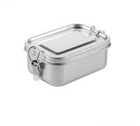 Boîte à bento en acier inoxydable avec compartiment amovible, récipient de stockage des aliments, boîte à lunch en métal robuste et étanche, adaptée au travail, aux restaurants (1200ml)