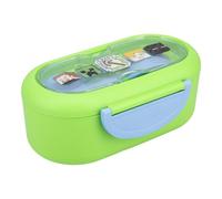 Boîte à bento Minecraft - Boîte à déjeuner sous licence officielle avec séparateur, fourchette et cuillère, passe au lave-vaisselle et au micro-ondes, parfaite pour l'école ou les pique-niques |