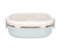 Boîte à bento Récipient alimentaire isotherme avec poignée pliante, boîte à lunch chaude empilable, boîte à lunch isotherme portable en acier inoxydable(Single Layer)