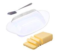Boîte À Beurre Avec Couvercle | Porte-Aliments Laitiers Avec Coupeur - Conteneur À Beurre Pour Réfrigérateur | Pour Cadeau de Maison Anniversaire Fête des Mères Foyer Salle à Manger Petit-Déjeuner Réu