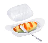 Boîte À Beurre Avec Couvercle - Porte-Aliments Laitiers Avec Coupeur,Plat à Beurre pour Réfrigérateur - Pour Cadeau de Maison Anniversaire Fête des Mères Foyer Salle à Manger Petit-Déjeuner Réunion