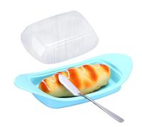 Boîte à Beurre - Forme De Avec Coupeur | Conteneur À Beurre Pour Réfrigérateur,Pour Cadeau de Maison Anniversaire Fête des Mères Foyer Salle à Manger Petit-Déjeuner Réunion