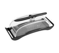 Boîte à beurre fraîche scellée - Bol à beurre transparent | Récipient avec couvercle transparent et écarteur, porte-beurre, écarteur, beurrier élégant et grande boîte de capacité pour fromage