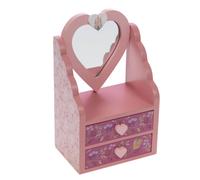 Boite à bijou miroir zoé rose TU