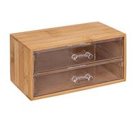 Boîte à bijoux 2 tiroirs ""Selena"" bambou - 5 five simply smart