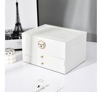 Boîte à bijoux à 3 couches, grandes boîtes for organisateur de boucles