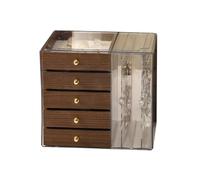 Boîte à bijoux à 5 couches, organisateurs de bijoux et boîte de rangement