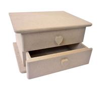 Boite à bijoux avec miroir MDF