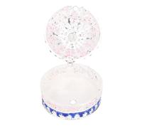 Boîte à Bijoux de Couronne émaillée Vintage avec Cristaux étincelants pour Stockage de Bijoux Idéal pour les Femmes et les Filles (Bleu profond argenté)