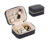 Boîte à bijoux de voyage pratique Le noir