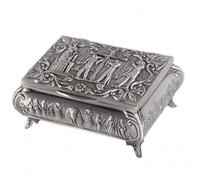 lachineuse - Boite à Bijoux Pharaons Égyptiens - Ramsès, Thot, Anubis - 10 x 7 x 4 cm - Décoration Égypte Antique - Coffret Rangement Clés, Montre - Idée Cadeau Déco Coffret Urne - Coloris Métal