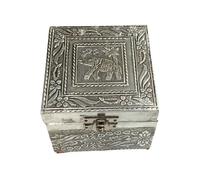 Boite à bijoux éléphant métal - GRIBOUILLE IMPORT - Rouge - Mixte - Bois, Métal