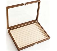 BoîTe à Bijoux en Bois avec 1 à 8 Tiroirs, Grand Coffret de Rangement pour Bijoux PréCieux, Styles VariéS(1 Layer N)