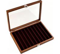 BoîTe à Bijoux en Bois avec 1 à 8 Tiroirs, Grand Coffret de Rangement pour Bijoux PréCieux, Styles VariéS(1 Layer E)