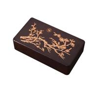 Boîte À Bijoux En Bois - Bois Massif 6,3 Pouces | Organisateur De Bijoux | Présentoir De Boucles D'oreilles, Colliers, Bagues, Bracelets Et Boîte De Collecte Pour Bureau, Table, Commode, Rangement De