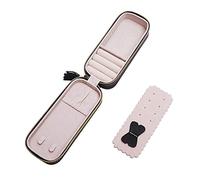 Boîte à bijoux en cuir PU boîte à bijoux pour femme rangement de bijoux de voyage petite boîte à bijoux boîte à bijoux pour femme, adaptée aux bagues, boucles d'oreilles, colliers, montres-noir
