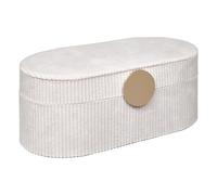 Atmosphera – Boîte à bijoux Enya – Velours – Beige 25 cm