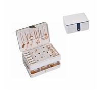 Boîte à bijoux - ENESCO - SP01212 - Cuir synthétique - Imperméable - Élégante et pratique