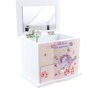 Boîte à bijoux licorne en bois