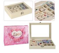 Boîte à bijoux - MEGA CREATIVE - Sac décoratif - Coffret élégant - Pour enfants - Rose