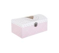 Atmosphera for Kids – Boîte à bijoux et miroir Demoiselle 19 cm Rose
