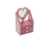 Boite à bijoux miroir zoé rose TU