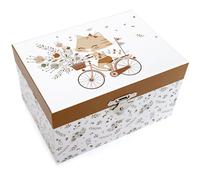 TROUSSELIER - Boite a Musique Enfant - Boite a Bijoux et Tresors Musicale Chat Lutin Petit Pois - Cadeau de naissance - Le Printemps de Vivaldi