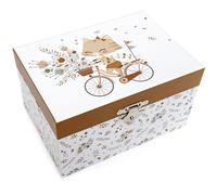 Boîte À Bijoux Musicale Beige, Marron, Vert TU