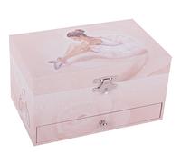 Coffret à bijoux musical Danseuse - Phosphorescente Rose