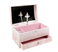 Coffret à bijoux musical Danseuse - Phosphorescente Rose