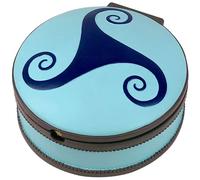 Boîte à bijoux musicale ronde Ballerine bleue