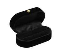 Boîte à bijoux portable double en velours pour bijoux, suggestions, bracelets de fiançailles, présentoir de mariage, rangement pour étui avec couvercle, grande boîte à bijoux de bureau, grande hauteur